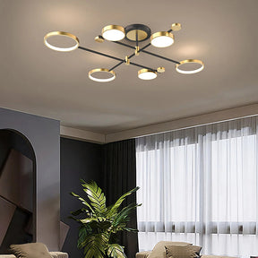 Minimalist Modern Creative Ring Ceiling Lights for Bedroom