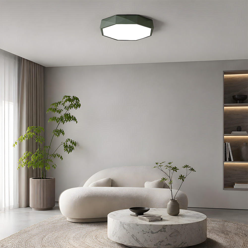 Stylish Geometric Flush Mount Acrylic Ceiling Lights for Bedroom
