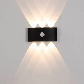 IP65 Modern Up and Down LED PIR Outdoor Wall Light