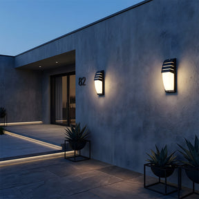 Stylish IP65 Motion Sensor Acrylic LED Outdoor Wall Lights for Entryway