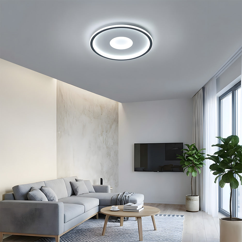 Compact Acrylic LED Flush Mount Ceiling Lights for Bedroom
