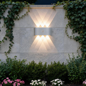 IP65 Modern Up and Down LED PIR Outdoor Wall Light