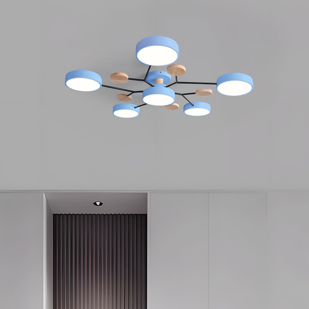 Modern Circular Living Room LED Ceiling Light