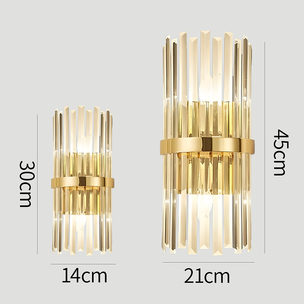 Modern Stainless Steel Luxurious Living Room Wall Lights