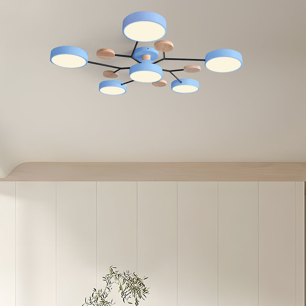 Modern Circular Living Room LED Ceiling Light