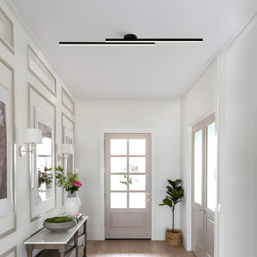 Modern Black Long Strip LED Ceiling Lights