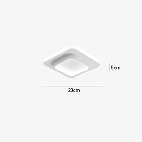 Nova Art Deco White LED Ceiling Lights