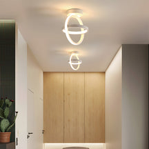 Nova Art Deco White LED Ceiling Lights