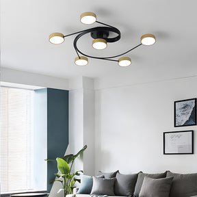 Modern Flush Mount Chandelier Nordic Ceiling Light Fixture