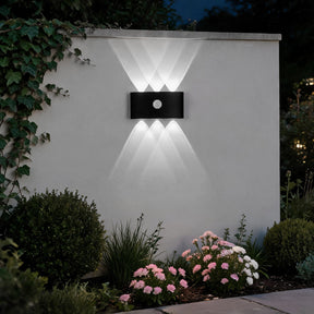 IP65 Modern Up and Down LED PIR Outdoor Wall Light