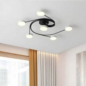 Modern Flush Mount Chandelier Nordic Ceiling Light Fixture