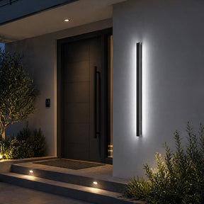 Modern Minimalist Waterproof Outdoor Linear Wall Lamp for Porch