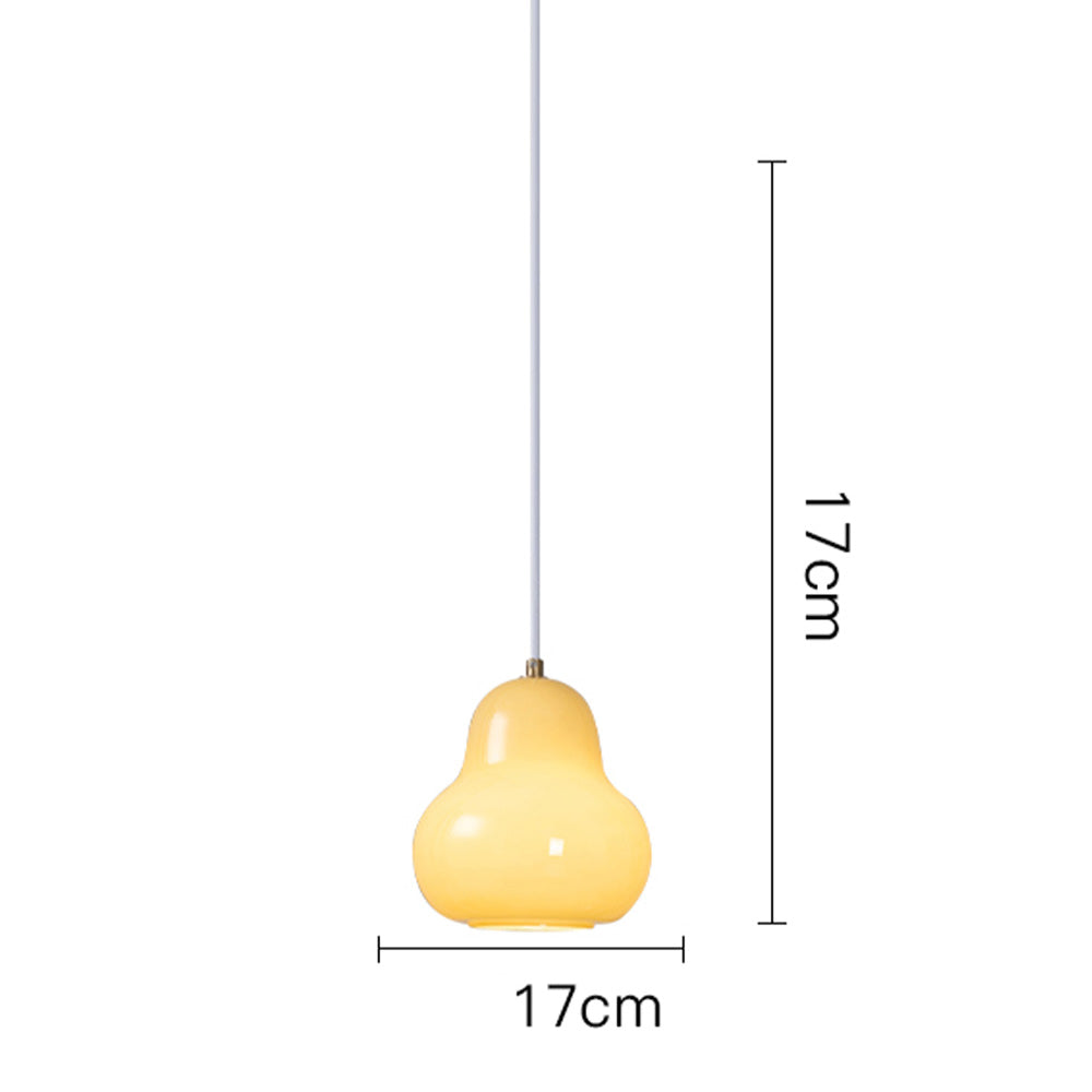 French Cream Glass Pendant Light