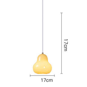 French Cream Glass Pendant Light