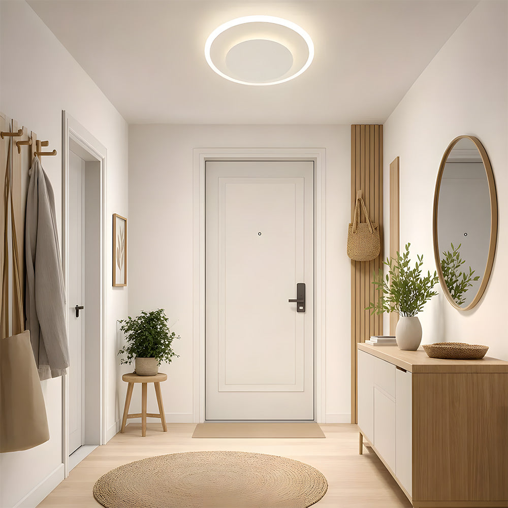 Modern Acrylic Iron LED Flush Mount Ceiling Lights for Bedroom