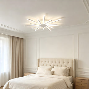 Stylish Multi Arm Acrylic LED Ceiling Lights for Living Room