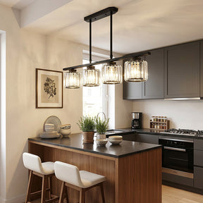 Luna Crystal Linear Chandelier