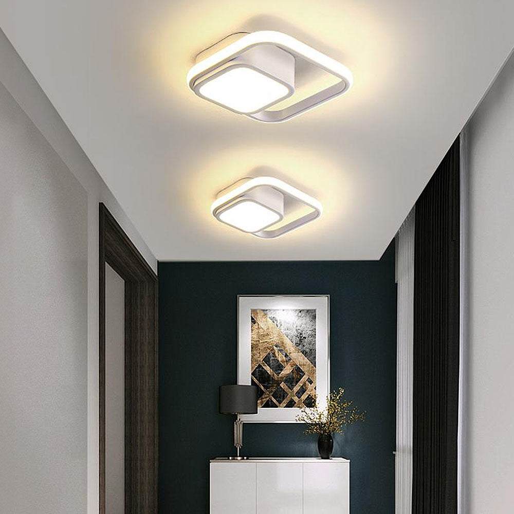 Minimalist Double Ring LED Ceiling Lamp