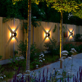 Outdoor Waterproof Exterior LED Wall Lights for Entryway Garage Patio in Warm White