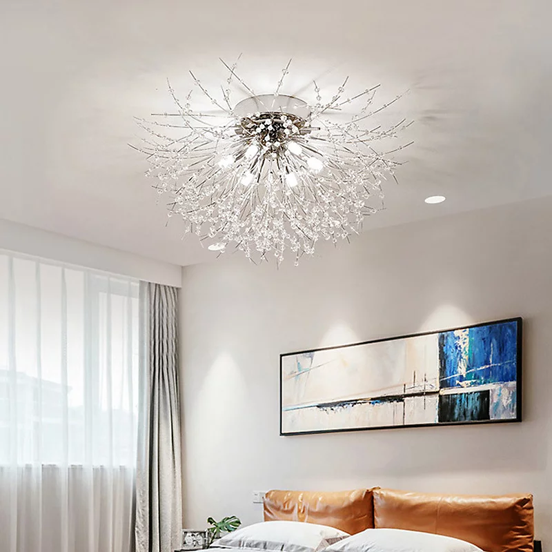 Aura Crystal Dandelion Ceiling Light