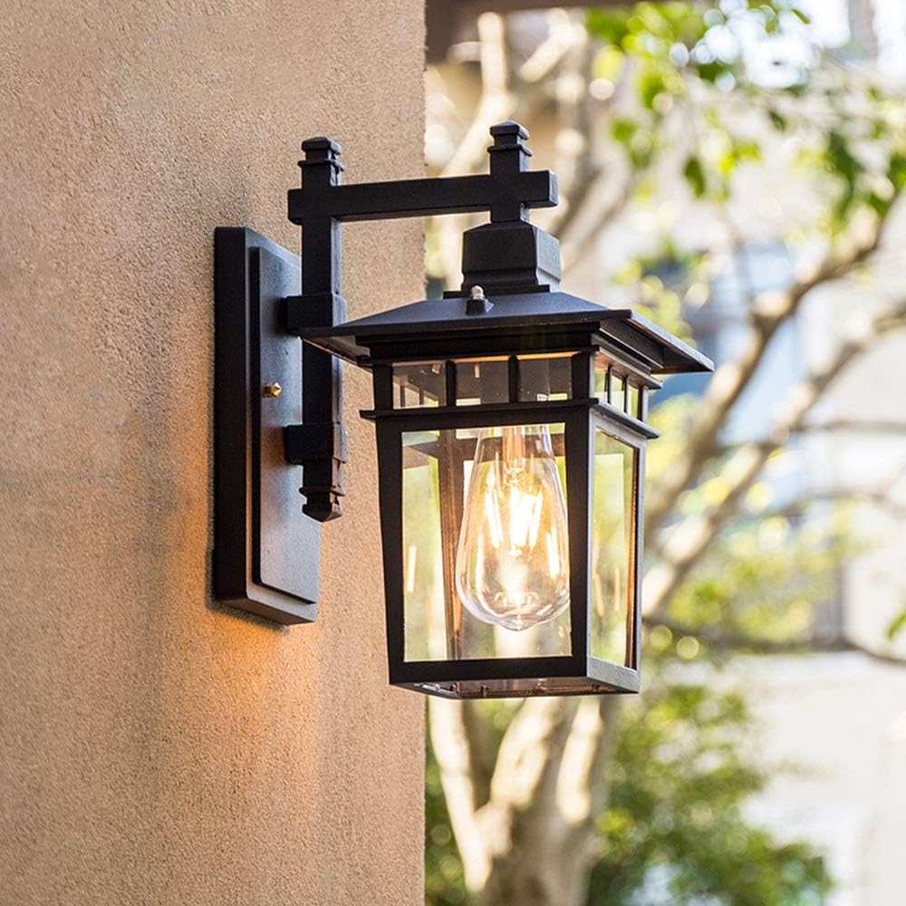 IP44 Rustic Vintage Aluminum Outdoor Wall Lights