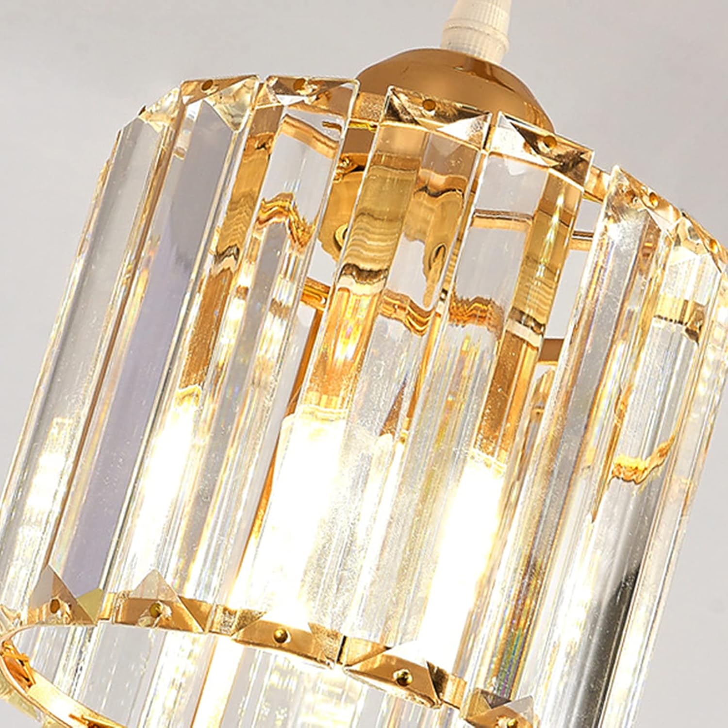 Simple Multi-Head Designer Crystal Kitchen Island Lamps