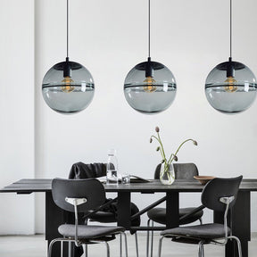 Nordic Clear Glass Ball Stained Pendant Lighting