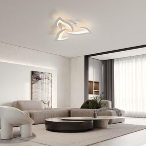 Contemporary Flower Shape Iron LED Ceiling Light For Living Room