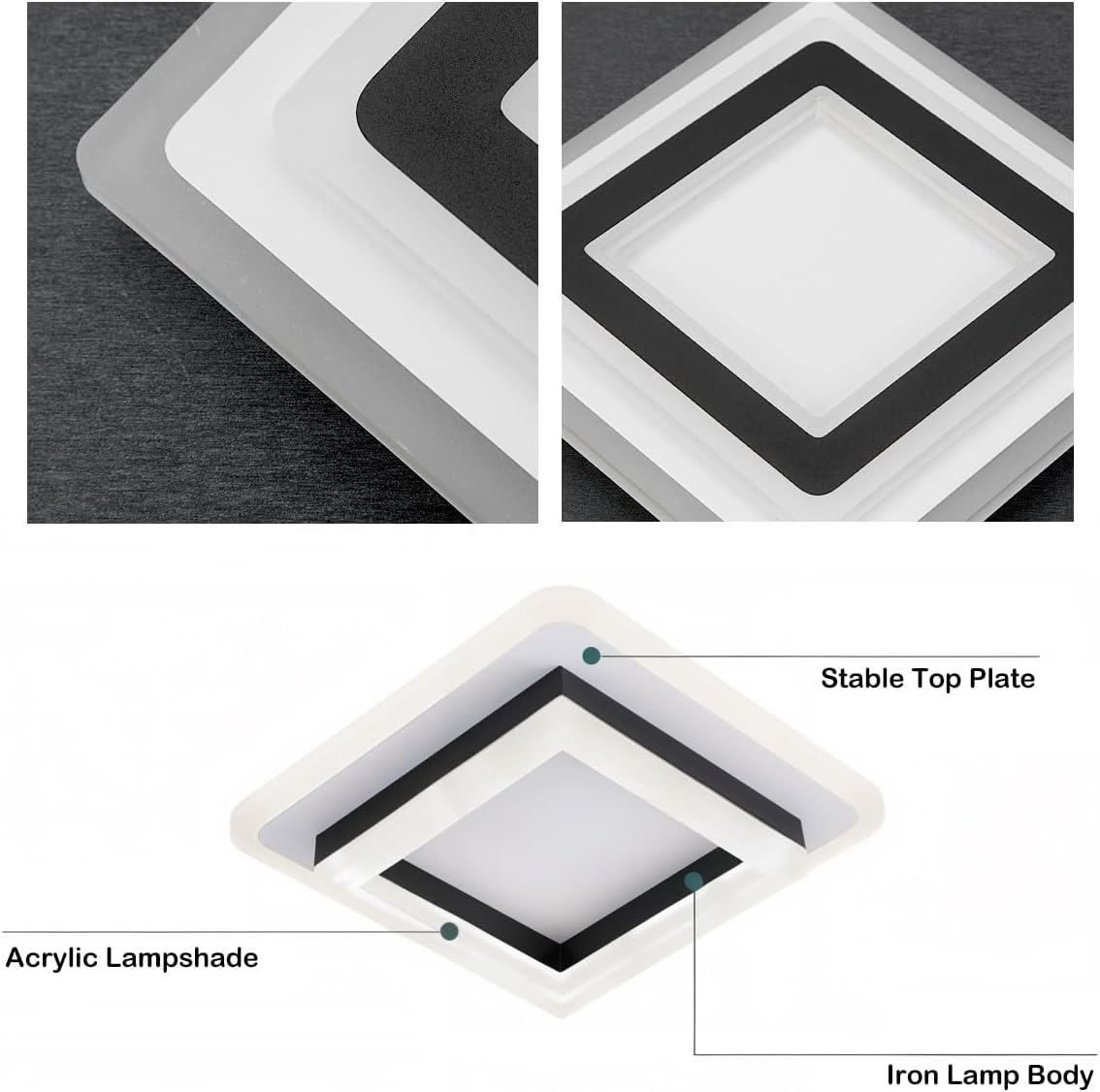 Square Hallway LED Ceiling Lights