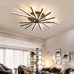 Nordic Minimalist Metal Creativity LED Ceiling Light