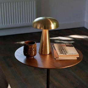 Danish Mushroom Metal Acrylic Rechargeable Dimmable Lamp for Study Bedroom