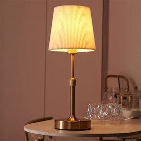 Nordic Telescopic Fabric Rechargeable Table Lamp for Bedroom Dining Room