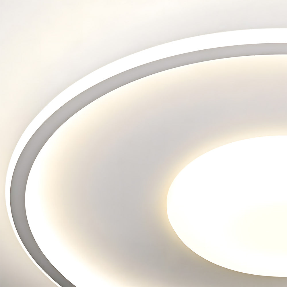 Compact Acrylic LED Flush Mount Ceiling Lights for Bedroom