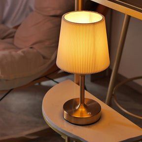 Nordic Telescopic Fabric Rechargeable Table Lamp for Bedroom Dining Room