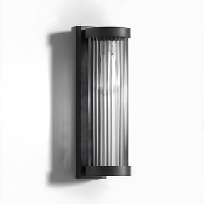 Cylindrical Glass Outdoor Wall Lights for Outdoor