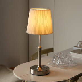 Nordic Telescopic Fabric Rechargeable Table Lamp for Bedroom Dining Room
