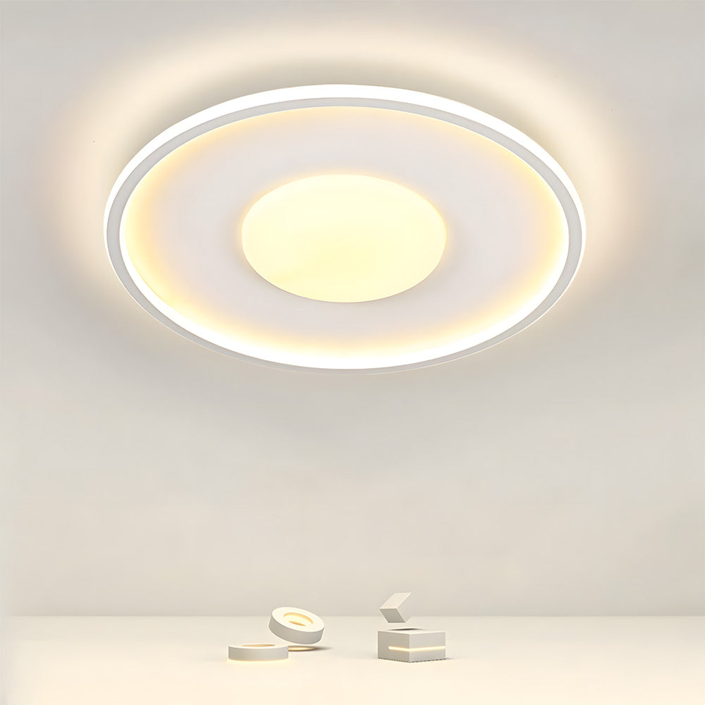 Compact Acrylic LED Flush Mount Ceiling Lights for Bedroom