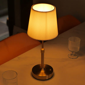 Nordic Telescopic Fabric Rechargeable Table Lamp for Bedroom Dining Room