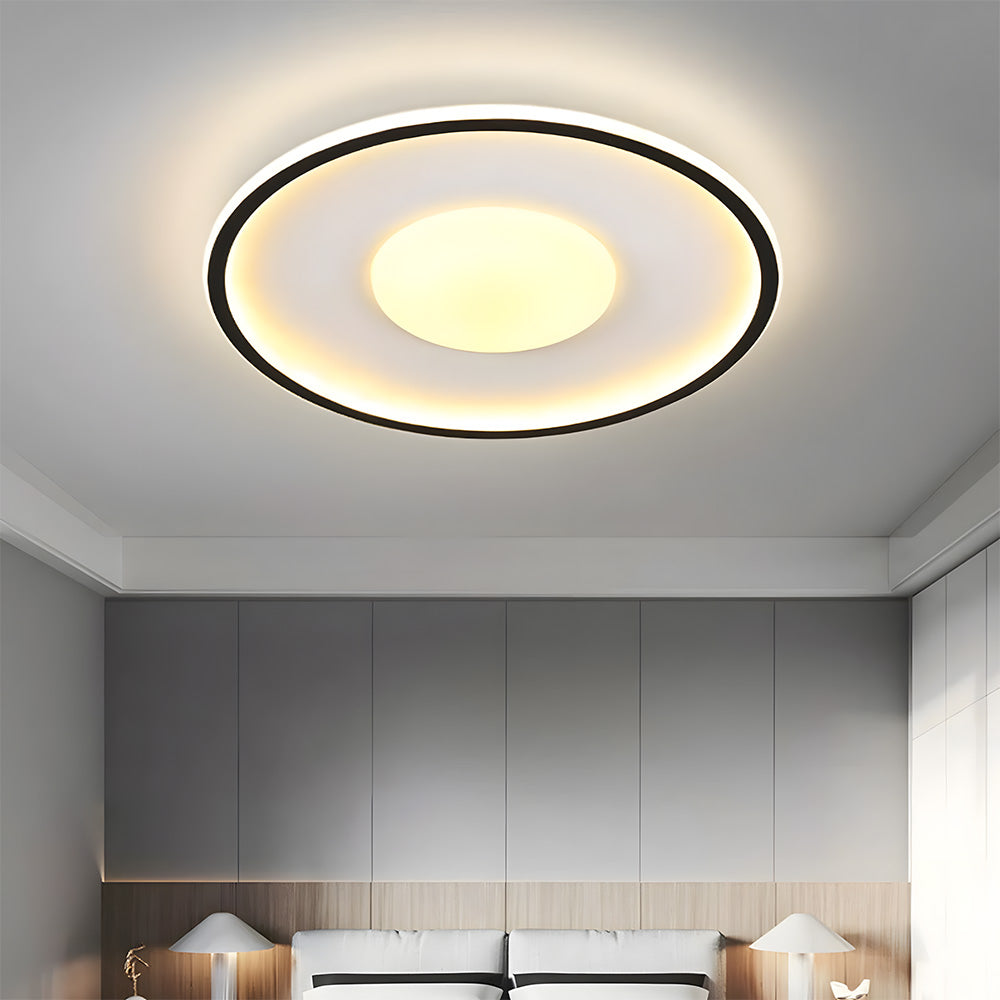 Compact Acrylic LED Flush Mount Ceiling Lights for Bedroom