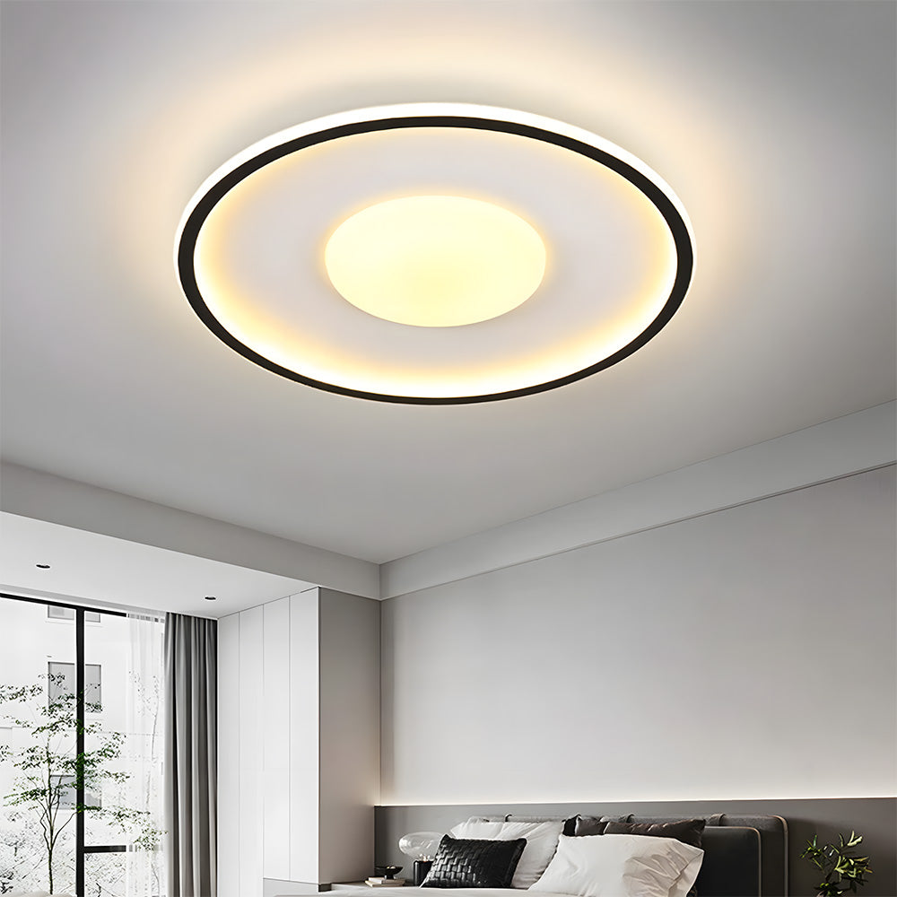 Compact Acrylic LED Flush Mount Ceiling Lights for Bedroom