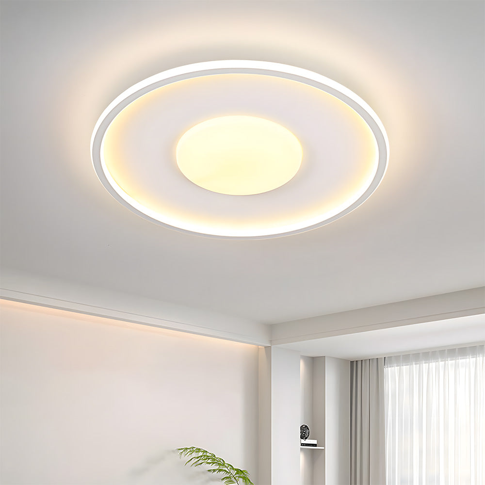 Compact Acrylic LED Flush Mount Ceiling Lights for Bedroom