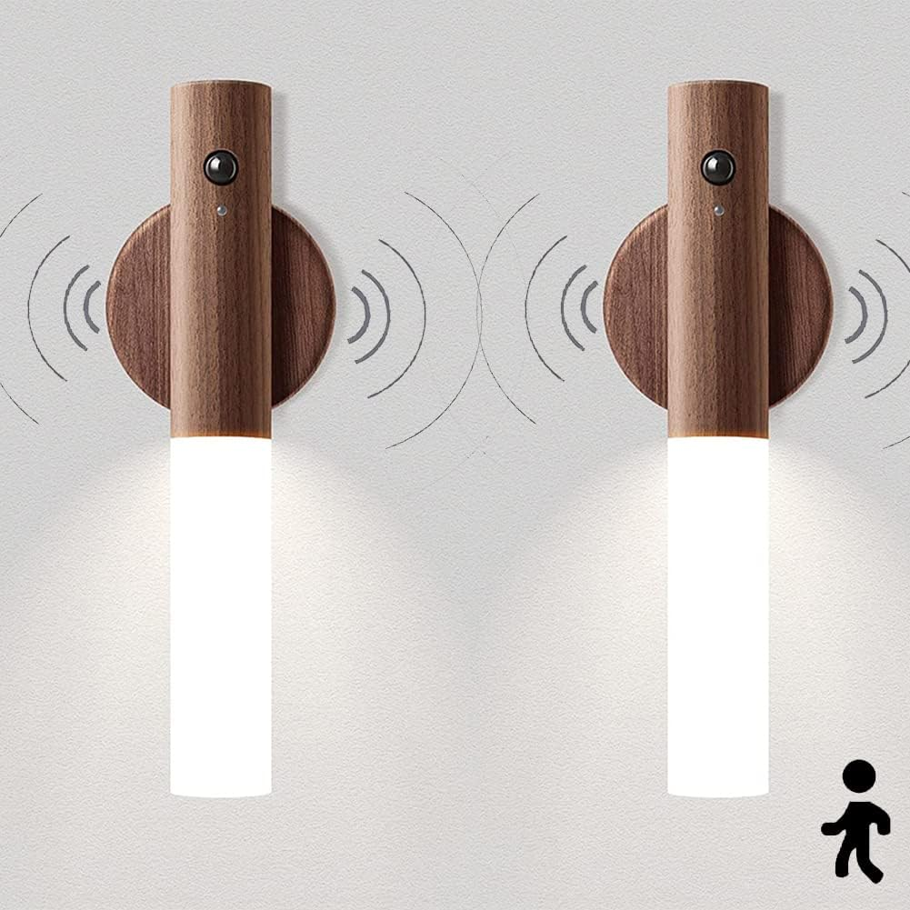 Minimalism Motion Sensor Night Lights Acrylic LED Wall Lights