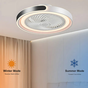 Modern LED Dimmable Ceiling Fan With Remote Light