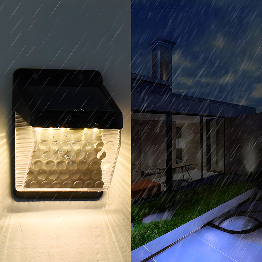 IP65 Solar Powered Outdoor Wall Lights for Fence Yard Garden Patio, Dusk-to-Dawn