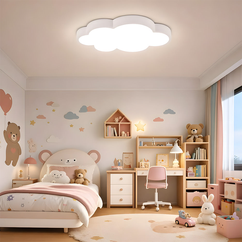 Modern Flush Mount Cloud-shaped LED Ceiling Lights For Bedroom