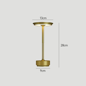 Flying Saucer Aluminium Rechargeable Table Lamp for Bedroom Kitchen