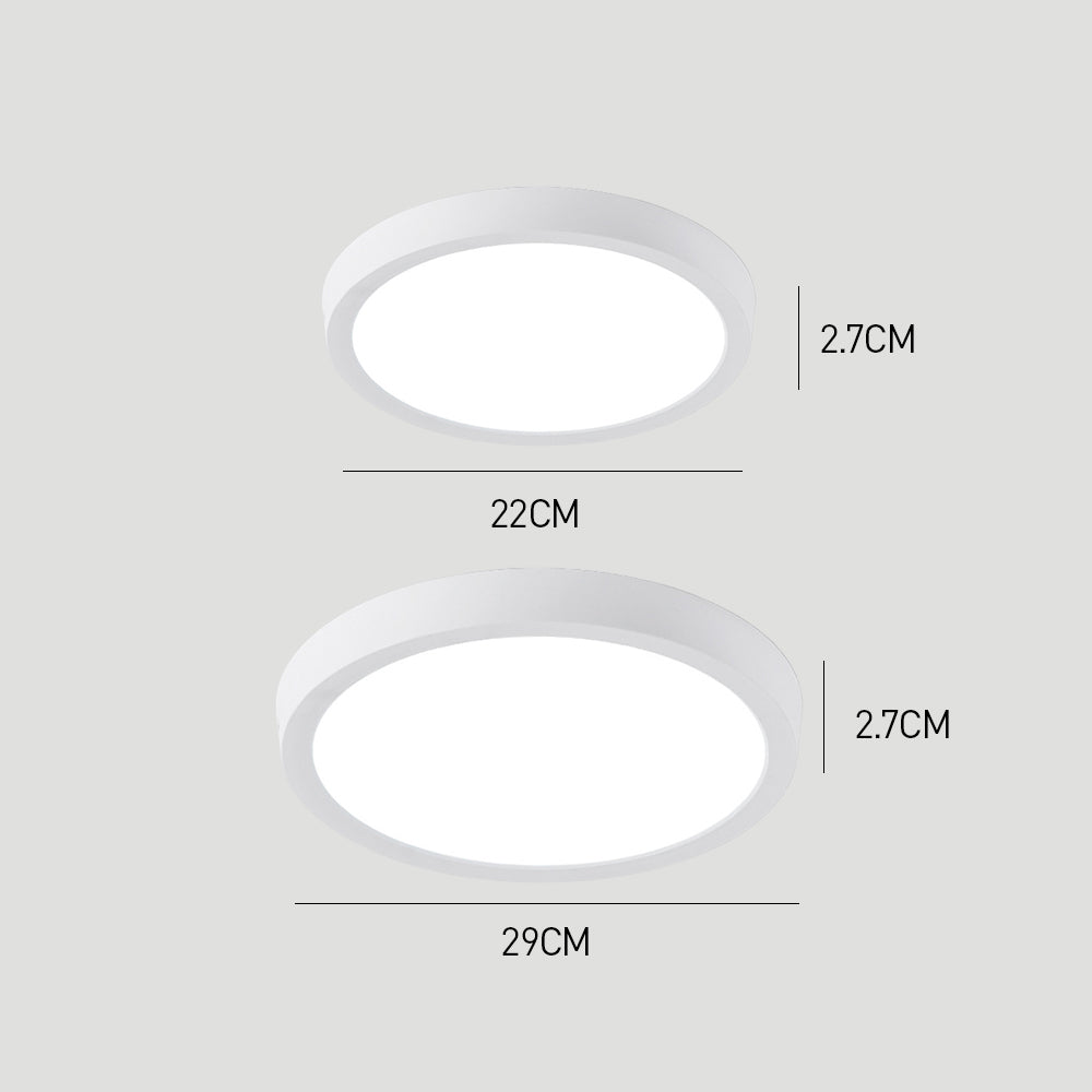 Modern simple white ceiling lamp for living room