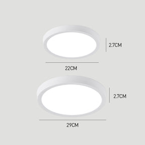 Modern simple white ceiling lamp for living room