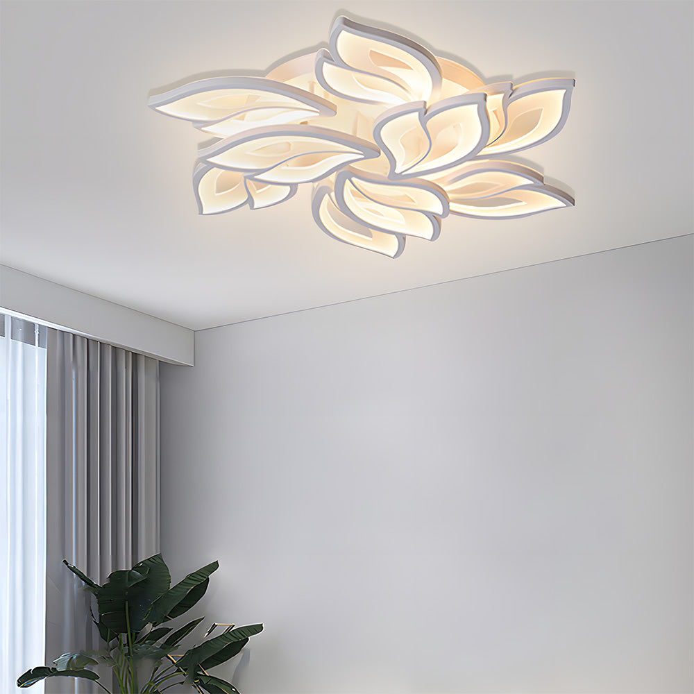 Creative Design Petals White Ceiling Light For Living Room