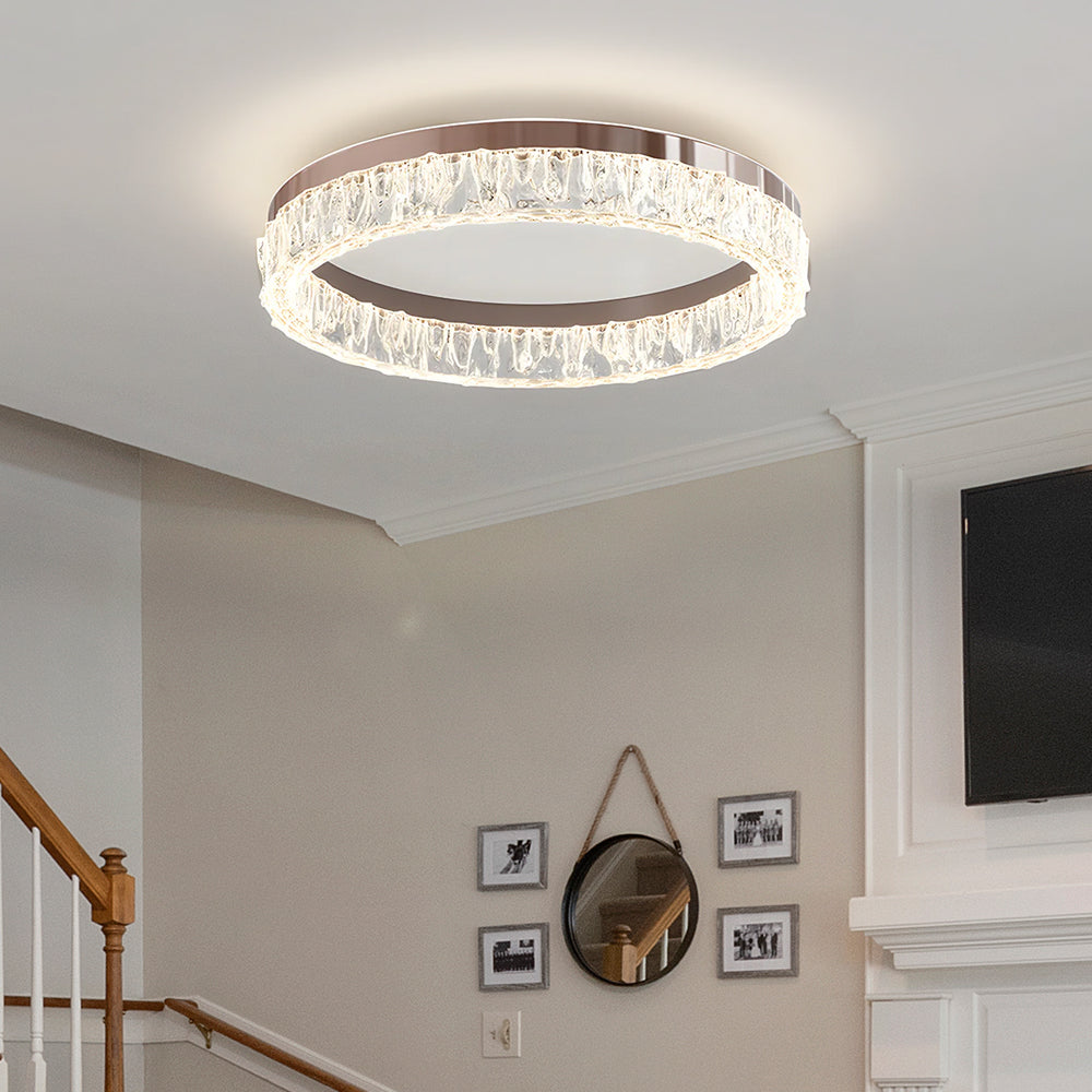 Stylish LED Crystal Ceiling Lights For Living Room, Kitchen